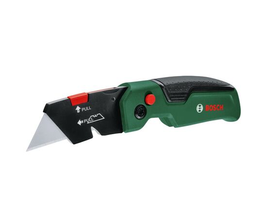 Нож монтажный Bosch строительный трапециевидный, корпус двухкомпонентный, 175x40x25мм (1.600.A03.2V7)