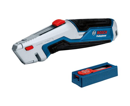 Нож монтажный Bosch строительный трапециевидный складной, 253 мм, набор лезвий 13шт (1.600.A02.7M5)