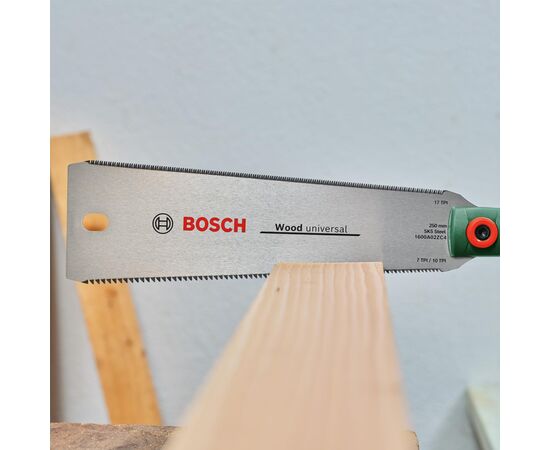 Ножівка Bosch по дереву Ryoba, 250мм, 17TPI, пластикове руків'я (1.600.A02.ZB5), зображення 3 Ножівка Bosch по дереву Ryoba, 250мм, 17TPI, пластикове руків'я (1.600.A02.ZB5), зображення 3