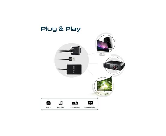 Кабель мультимедийный HDMI to HDMI v.2.0 prolink4k1-150.black Promate (prolink4k1-150.black), изображение 5 Кабель мультимедийный HDMI to HDMI v.2.0 prolink4k1-150.black Promate (prolink4k1-150.black), изображение 5
