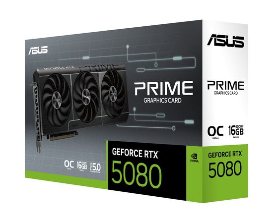 Відеокарта ASUS GeForce RTX5080 16GB PRIME OC (PRIME-RTX5080-O16G), зображення 12 Відеокарта ASUS GeForce RTX5080 16GB PRIME OC (PRIME-RTX5080-O16G), зображення 12