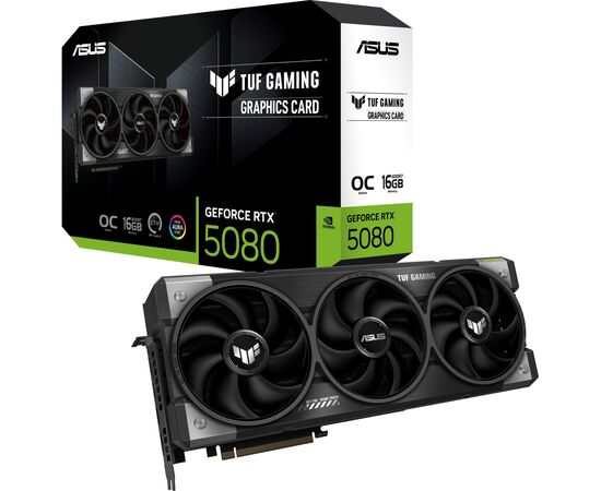 Видеокарта ASUS GeForce RTX5080 16GB TUF OC GAMING (TUF-RTX5080-O16G-GAMING), изображение 11 Видеокарта ASUS GeForce RTX5080 16GB TUF OC GAMING (TUF-RTX5080-O16G-GAMING), изображение 11