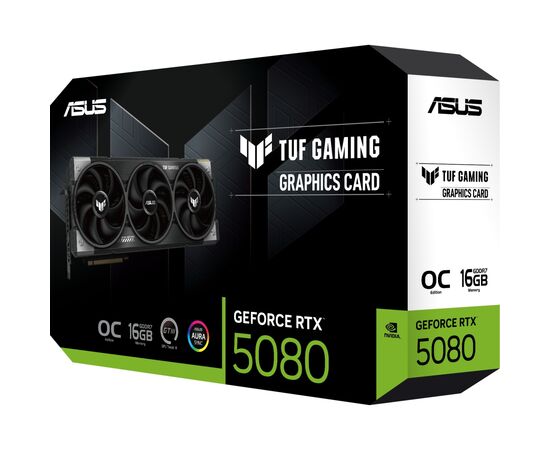 Видеокарта ASUS GeForce RTX5080 16GB TUF OC GAMING (TUF-RTX5080-O16G-GAMING), изображение 12 Видеокарта ASUS GeForce RTX5080 16GB TUF OC GAMING (TUF-RTX5080-O16G-GAMING), изображение 12