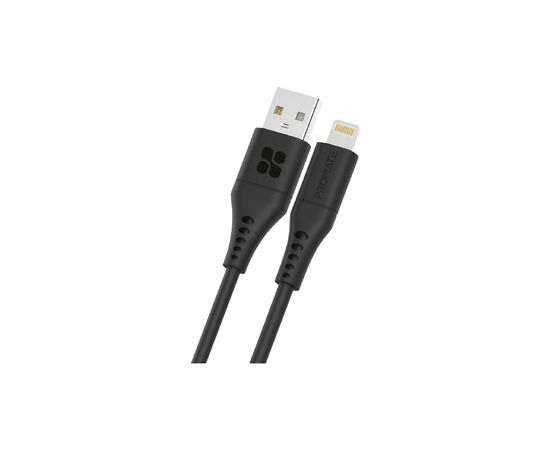 Дата кабель USB 2.0 AM to Lightning powerlink-ai200.black Promate (powerlink-ai200.black)