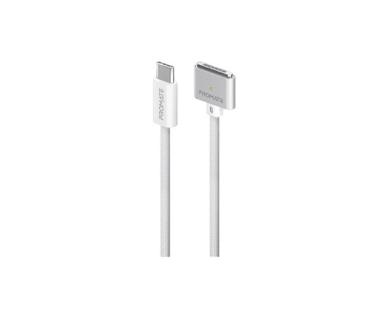 Дата кабель USB-C to MagSafe 3 magcord-140pd.white Promate (magcord-140pd.white)