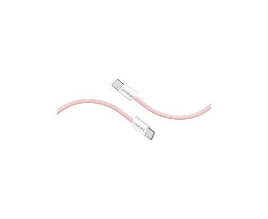 Дата кабель USB-C to USB-C ecoline-cc120.pink Promate (ecoline-cc120.pink)