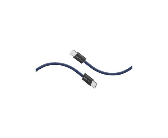 Дата кабель USB-C to USB-C ecoline-cc200.navy Promate (ecoline-cc200.navy)