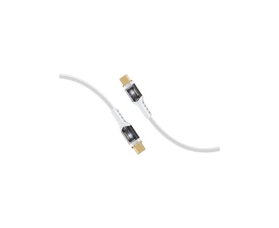 Дата кабель USB-C to USB-C lucidline-cc120.white Promate (lucidline-cc120.white)