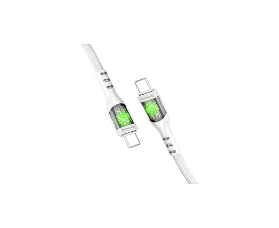 Дата кабель USB-C to USB-C transline-cc200.white Promate (transline-cc200.white)