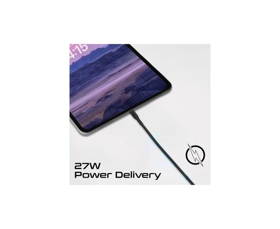 Дата кабель USB-C to Lightning cablekit-ci Promate (cablekit-ci), изображение 4 Дата кабель USB-C to Lightning cablekit-ci Promate (cablekit-ci), изображение 4