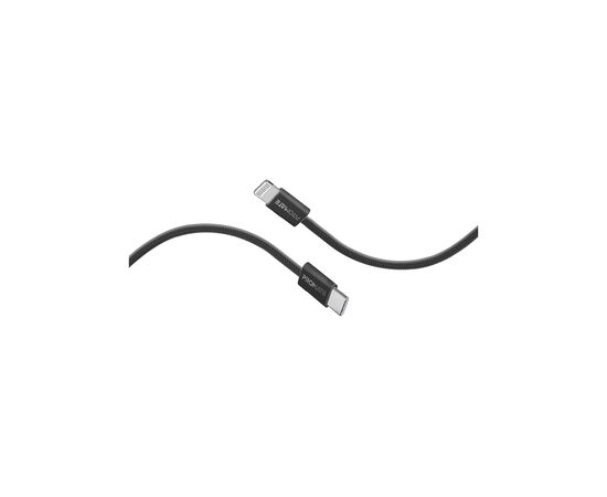 Дата кабель USB-C to Lightning ecoline-ci120.black Promate (ecoline-ci120.black)