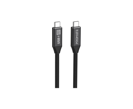 Дата кабель USB-C to USB-C primelinkc40-2m.black Promate (primelinkc40-2m.black)
