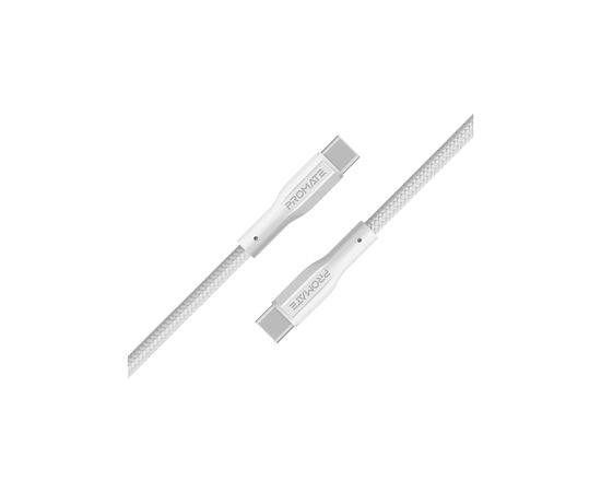 Дата кабель USB-C to USB-C xcord-cc.white Promate (xcord-cc.white)