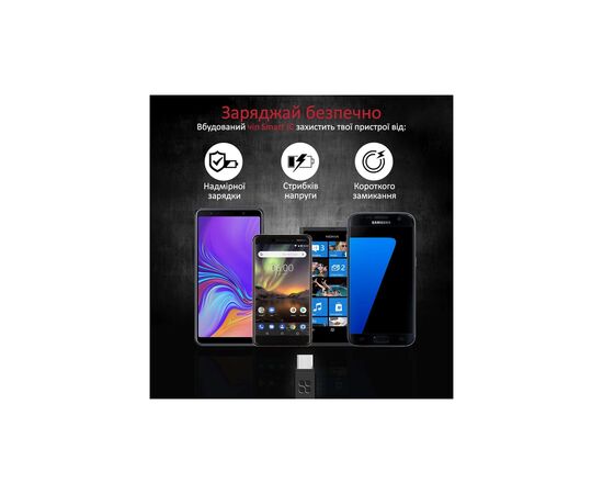 Дата кабель USB 2.0 AM to Micro 5P microcord-1.black Promate (microcord-1.black), зображення 5 Дата кабель USB 2.0 AM to Micro 5P microcord-1.black Promate (microcord-1.black), зображення 5