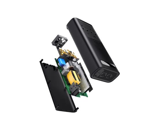 Автомобильный инвертор 12V/220V 500W Super Si Power Inverter CN/EU Black Baseus (CGNB000101), изображение 7 Автомобильный инвертор 12V/220V 500W Super Si Power Inverter CN/EU Black Baseus (CGNB000101), изображение 7