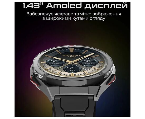 Смарт-часы HiFuture active black-red (active.black-red), изображение 5 Смарт-часы HiFuture active black-red (active.black-red), изображение 5