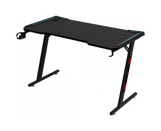 Компьютерный стол GT Racer GT Racer T-1242 (120x60x73) Black (T-1242 (120x60x73) Black), изображение 3 Компьютерный стол GT Racer GT Racer T-1242 (120x60x73) Black (T-1242 (120x60x73) Black), изображение 3
