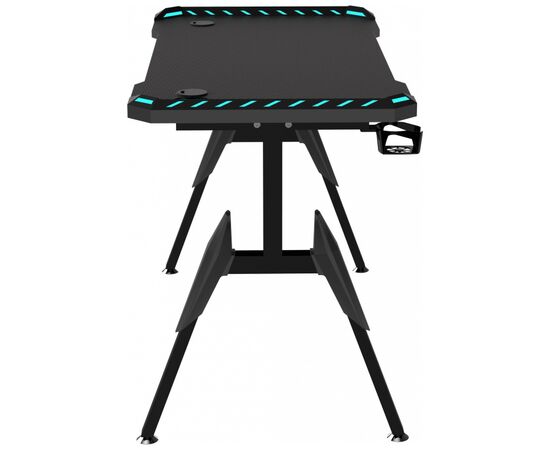 Компьютерный стол GT Racer GT Racer T-1444 (140x60x73) Black (T-1444 (140x60x73) Black), изображение 4 Компьютерный стол GT Racer GT Racer T-1444 (140x60x73) Black (T-1444 (140x60x73) Black), изображение 4