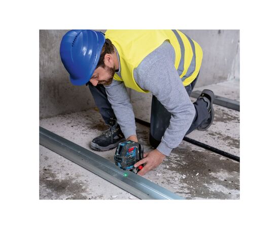 Лазерный нивелир Bosch GCL 2-50 G, до 15м, 0.3мм/м, з штативом BT 150, тримачем RM 10, чохол (0.601.066.M01), изображение 5 Лазерный нивелир Bosch GCL 2-50 G, до 15м, 0.3мм/м, з штативом BT 150, тримачем RM 10, чохол (0.601.066.M01), изображение 5