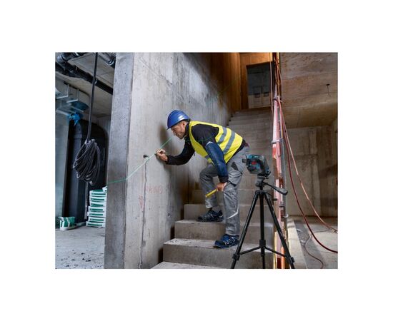 Лазерный нивелир Bosch GCL 2-50 G, до 15м, 0.3мм/м, з штативом BT 150, тримачем RM 10, чохол (0.601.066.M01), изображение 6 Лазерный нивелир Bosch GCL 2-50 G, до 15м, 0.3мм/м, з штативом BT 150, тримачем RM 10, чохол (0.601.066.M01), изображение 6