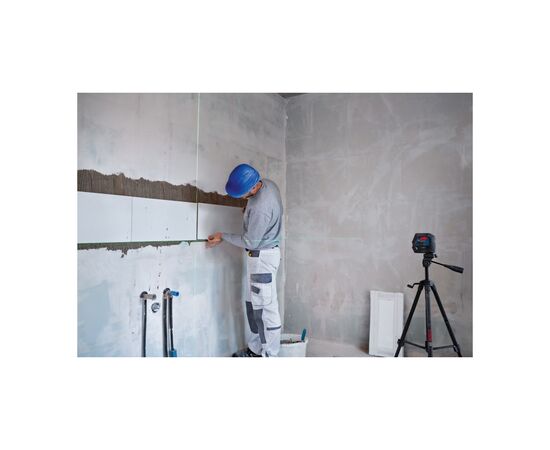 Лазерный нивелир Bosch GCL 2-50 G, до 15м, 0.3мм/м, з штативом BT 150, тримачем RM 10, чохол (0.601.066.M01), изображение 9 Лазерный нивелир Bosch GCL 2-50 G, до 15м, 0.3мм/м, з штативом BT 150, тримачем RM 10, чохол (0.601.066.M01), изображение 9