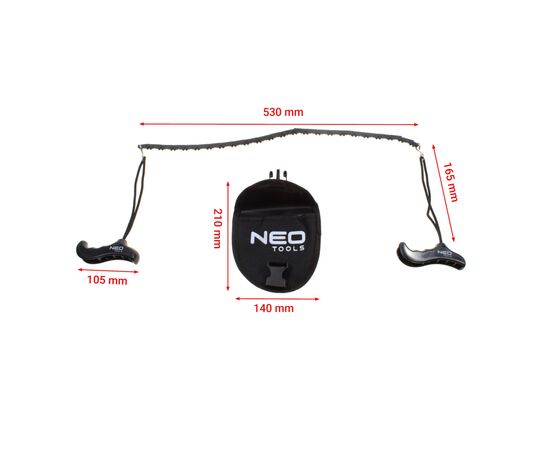 Цепная пила Neo Tools ручная 53см (63-158), изображение 5 Цепная пила Neo Tools ручная 53см (63-158), изображение 5