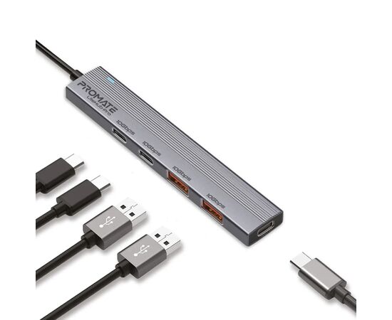 Концентратор Promate USB Hub 4 ports litehub-pro (litehub-pro)
