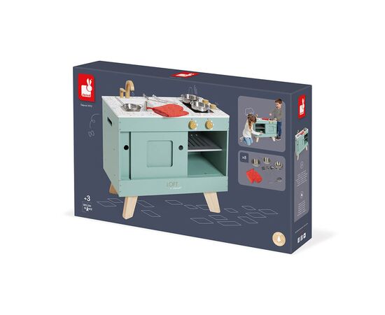 Игровой набор Janod Кухня Лофт (J06556), изображение 3 Игровой набор Janod Кухня Лофт (J06556), изображение 3