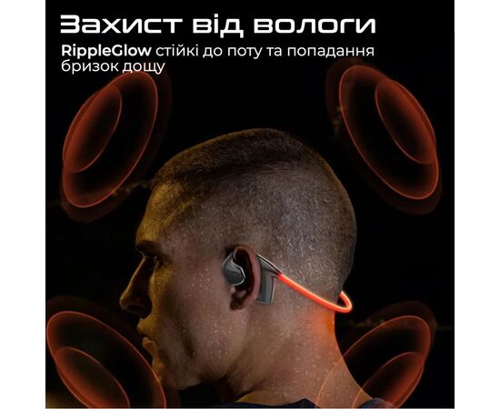 Наушники Promate RippleGlow Black (rippleglow.black), изображение 4 Наушники Promate RippleGlow Black (rippleglow.black), изображение 4