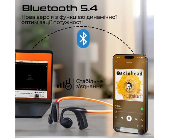 Наушники Promate RippleGlow Black (rippleglow.black), изображение 6 Наушники Promate RippleGlow Black (rippleglow.black), изображение 6