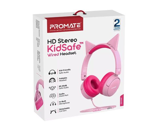 Наушники Promate Jewel Bubblegum (jewel.bubblegum), изображение 2 Наушники Promate Jewel Bubblegum (jewel.bubblegum), изображение 2