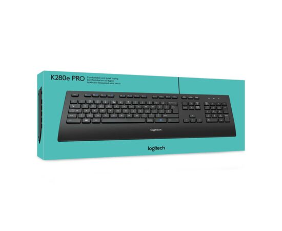 Клавиатура Logitech K280e for Business USB UA Black (920-005217), изображение 6 Клавиатура Logitech K280e for Business USB UA Black (920-005217), изображение 6