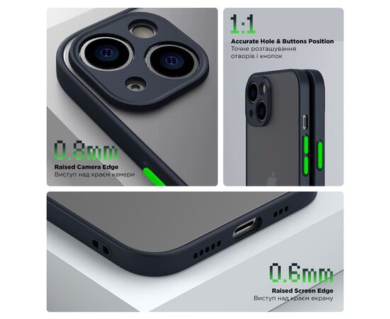 Чохол до мобільного телефона Armorstandart Frosted Matte Samsung M15 5G (M156) Navy Blue (ARM74381), зображення 3