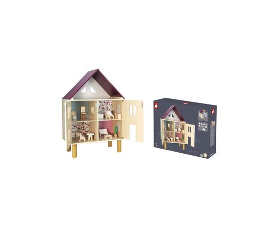 Игровой набор Janod Кукольный дом трехэтажный (J06617)