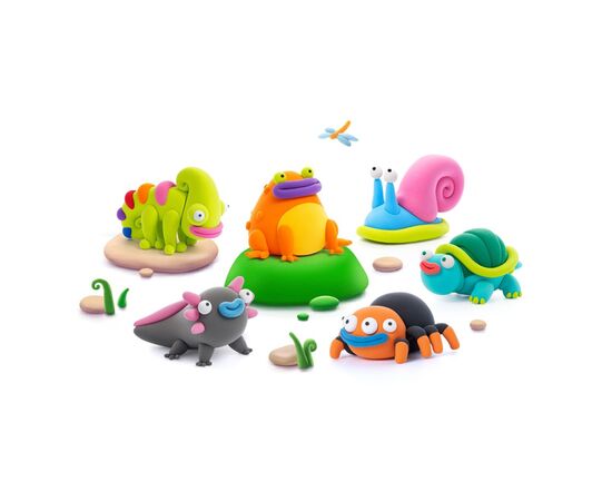 Набір для творчості Lipaka пластилину, Екзотичні тварини 6 персонажів (15025-UA01), зображення 5 Набір для творчості Lipaka пластилину, Екзотичні тварини 6 персонажів (15025-UA01), зображення 5