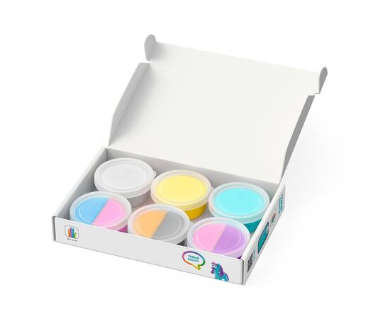 Набір для творчості Lipaka пластилину, Райдужні єдиногори Лайті, Санні, Рейні (60053-UA01), зображення 2