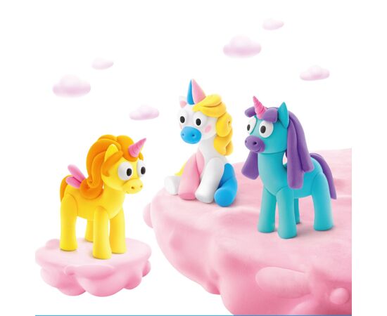 Набір для творчості Lipaka пластилину, Райдужні єдиногори Лайті, Санні, Рейні (60053-UA01), зображення 3