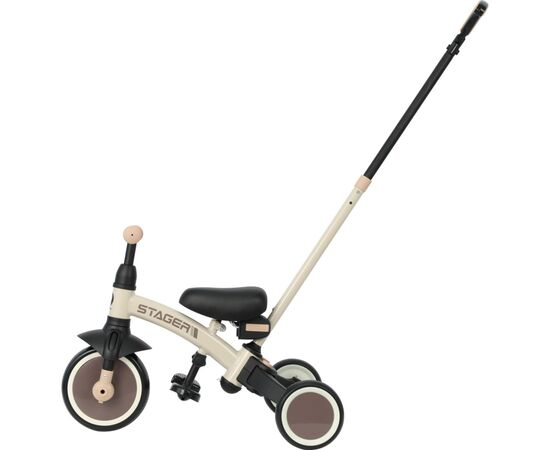 Дитячий велосипед QPlay Stager 3 в 1 з ручкою, біговел, Beige-Brown (T80STAGERBeigeBrown), зображення 8 Дитячий велосипед QPlay Stager 3 в 1 з ручкою, біговел, Beige-Brown (T80STAGERBeigeBrown), зображення 8
