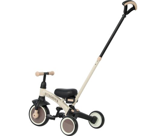 Дитячий велосипед QPlay Stager 3 в 1 з ручкою, біговел, Beige-Brown (T80STAGERBeigeBrown), зображення 9 Дитячий велосипед QPlay Stager 3 в 1 з ручкою, біговел, Beige-Brown (T80STAGERBeigeBrown), зображення 9