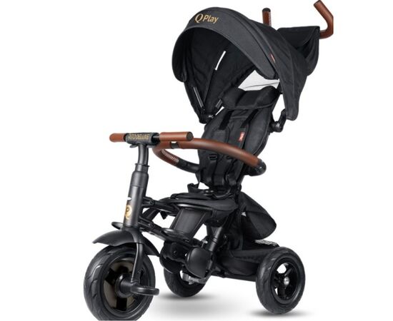 Детский велосипед QPlay Rito Deluxe Складаний Триколісний Black (S380-17RitoDeluxeBlack)