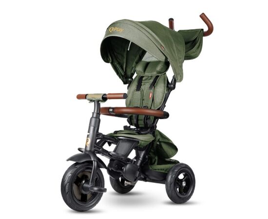 Детский велосипед QPlay Rito Deluxe Складаний Триколісний Green (S380-17RitoDeluxeGreen)