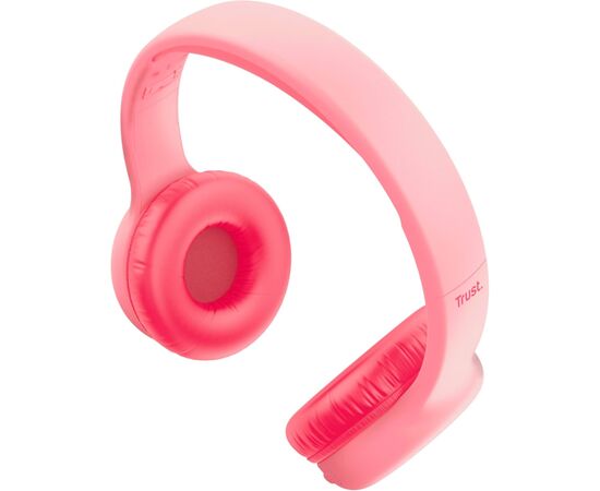 Наушники Trust Nouna Kids Wireless Pink (25274), изображение 9 Наушники Trust Nouna Kids Wireless Pink (25274), изображение 9