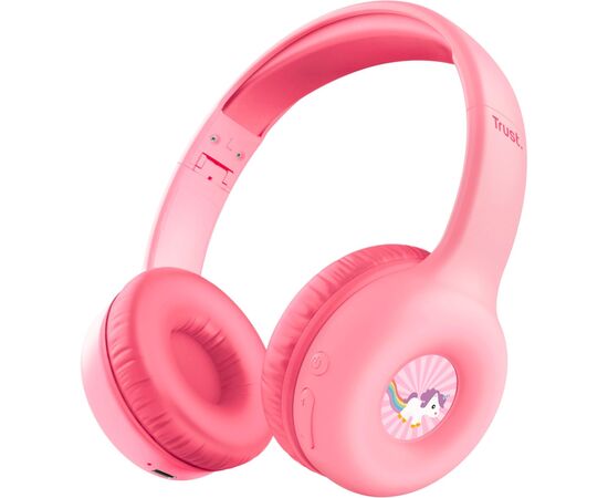Наушники Trust Nouna Kids Wireless Pink (25274)
