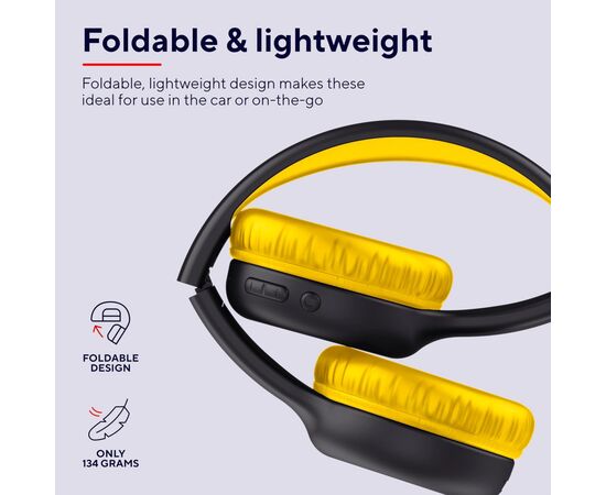 Наушники Trust Nouna Kids Wireless Black (25405), изображение 6 Наушники Trust Nouna Kids Wireless Black (25405), изображение 6