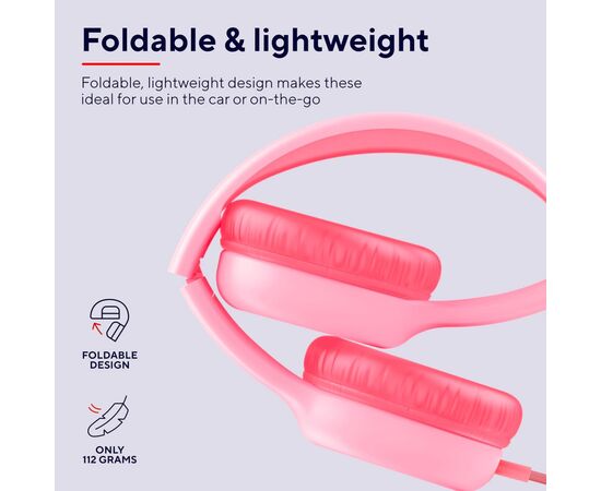 Навушники Trust Nouna Pink (25277), зображення 5 Навушники Trust Nouna Pink (25277), зображення 5