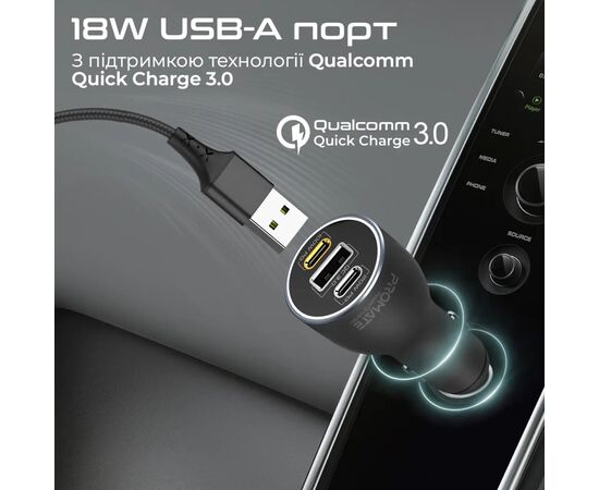 Зарядное устройство Promate powerdrive-120.black, изображение 5 Зарядное устройство Promate powerdrive-120.black, изображение 5
