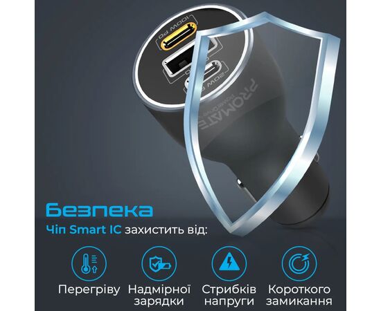 Зарядное устройство Promate powerdrive-120.black, изображение 6 Зарядное устройство Promate powerdrive-120.black, изображение 6
