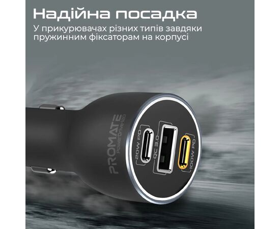 Зарядное устройство Promate powerdrive-120.black, изображение 8 Зарядное устройство Promate powerdrive-120.black, изображение 8