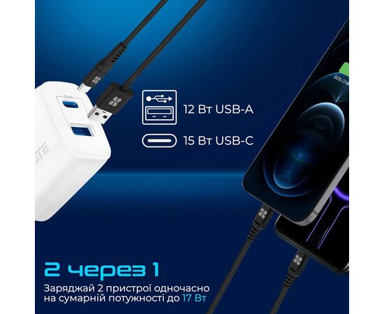 Зарядное устройство Promate biplug-2.white, изображение 3 Зарядное устройство Promate biplug-2.white, изображение 3