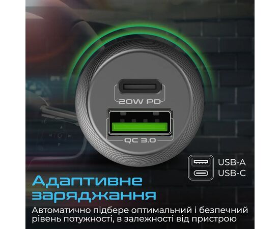 Зарядное устройство Promate drivegear-20w.black, изображение 7 Зарядное устройство Promate drivegear-20w.black, изображение 7